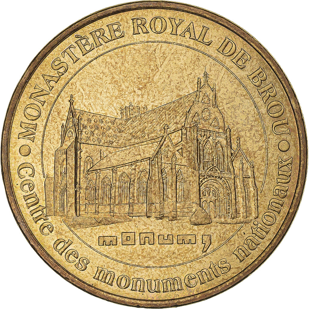 Frankreich, betaalpenning, Touristic token, Bourg-en-Bresse - Monastère royal