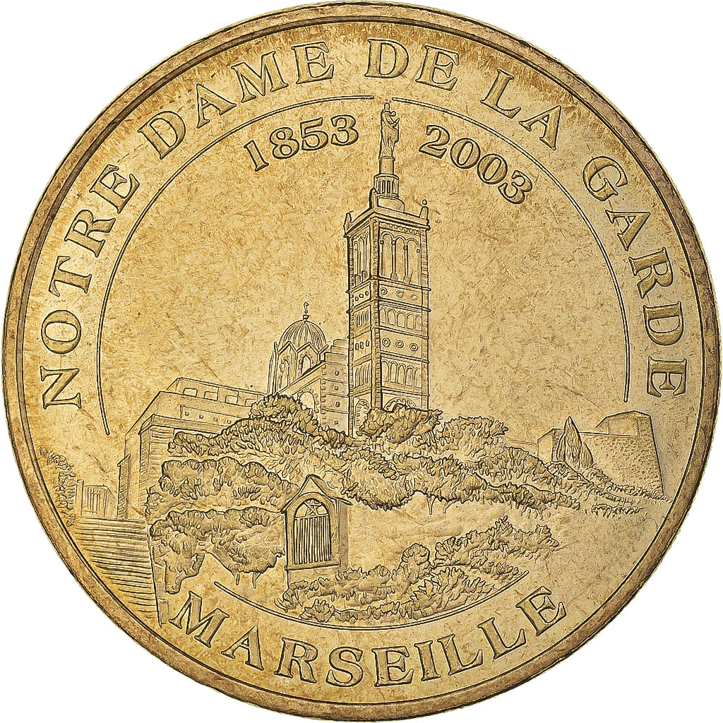 France, Jeton, Jeton Touristique, Marseille - Notre Dame de la Garde n°2, 2008