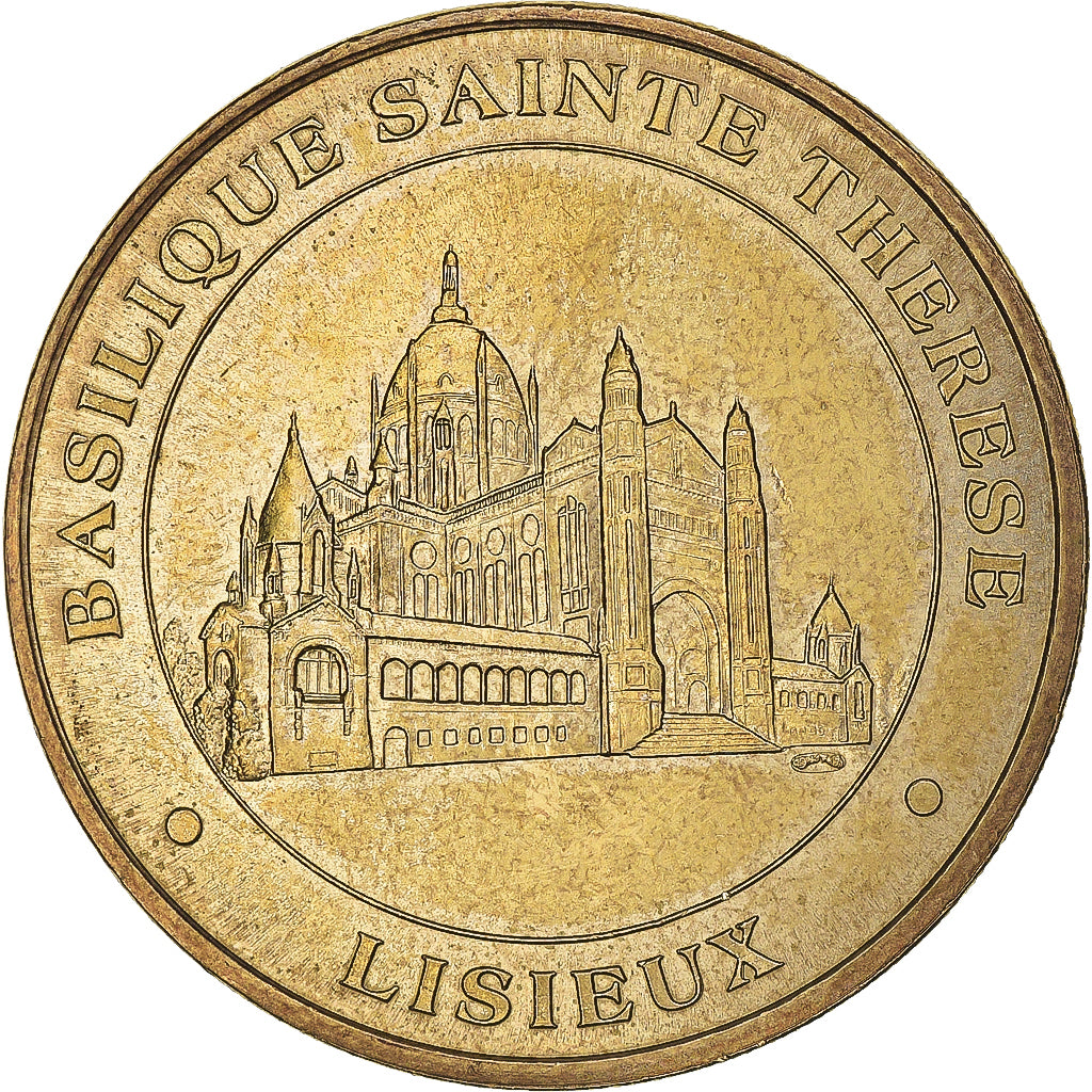 France, Token, Touristic token, Basilique Sainte-Thérèse, Lisieux, 2005, MDP