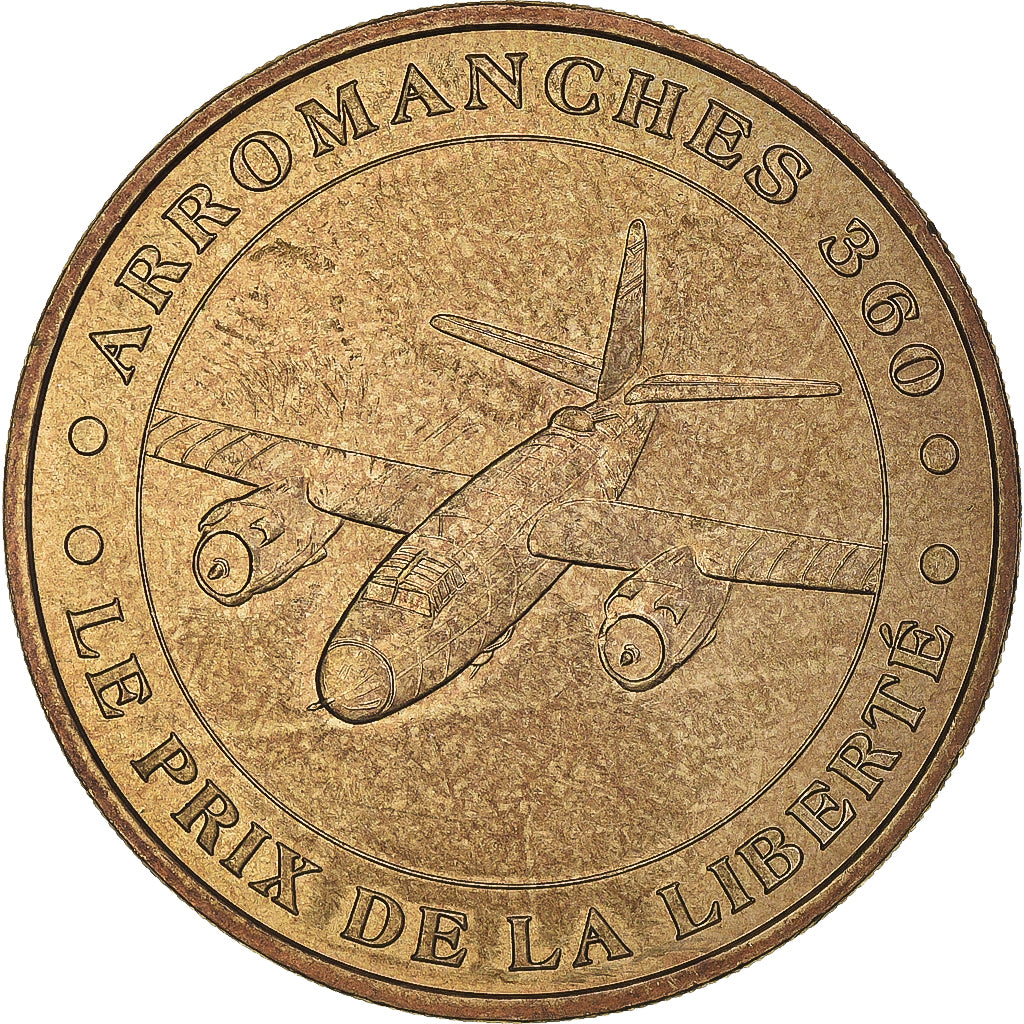 Francja, Token, Arromanches - 360 n°1, 2004, MDP, MS(63), Miedzionikiel
