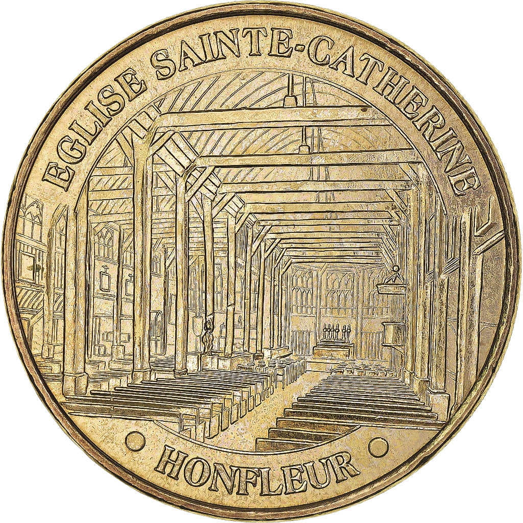 Frankreich, betaalpenning, Honfleur - Eglise Ste Catherine, 2008, MDP, UNZ+