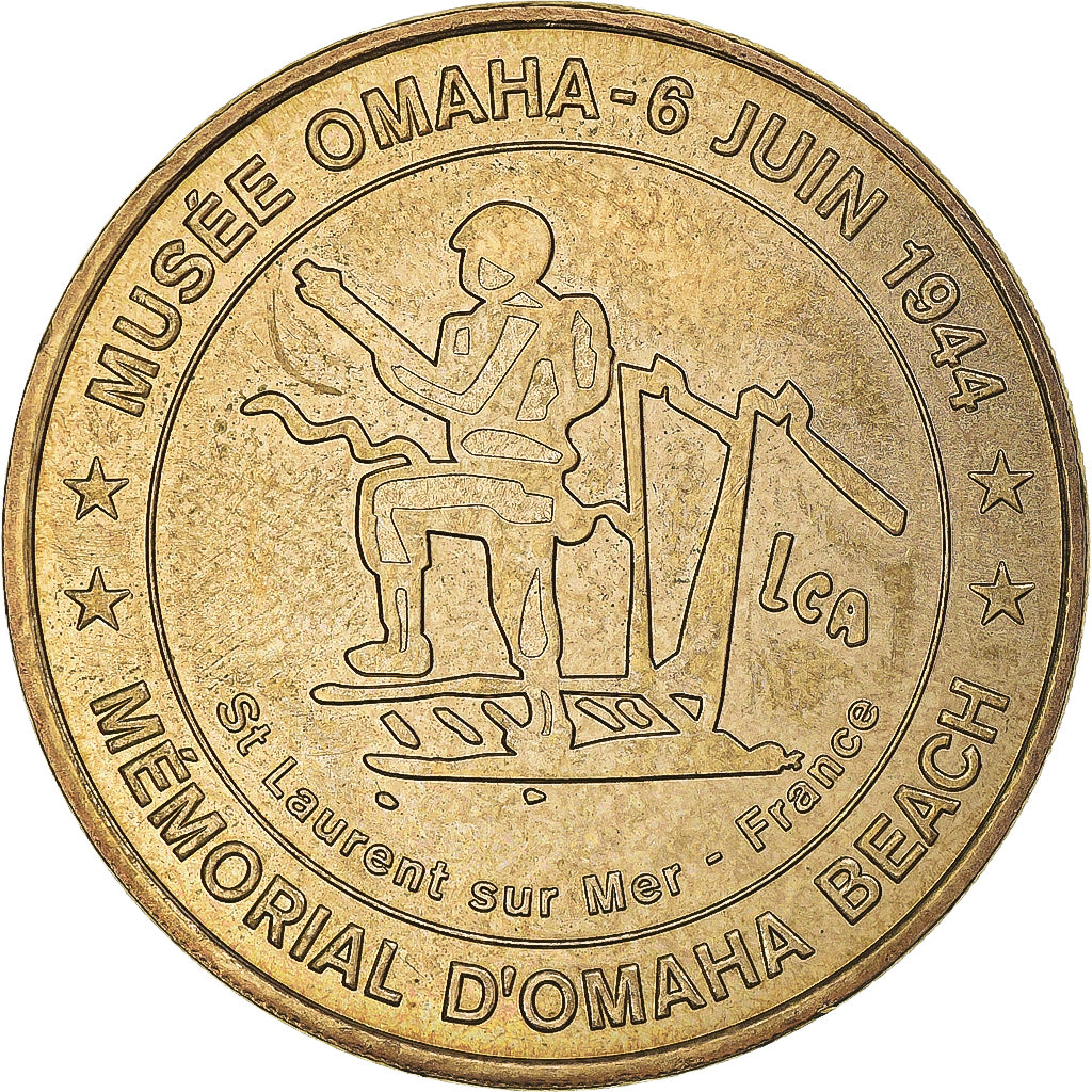 France, Token, Touristic token, Mémorial d'Omaha Beach, 2006, MDP, MS(64)