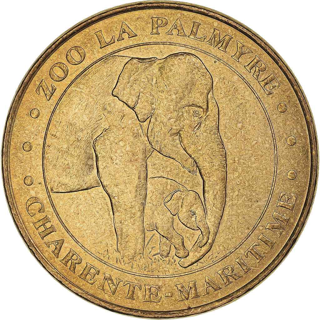 France, Token, Touristic token, 17/ Zoo de la Palmyre - Eléphants, Arts &