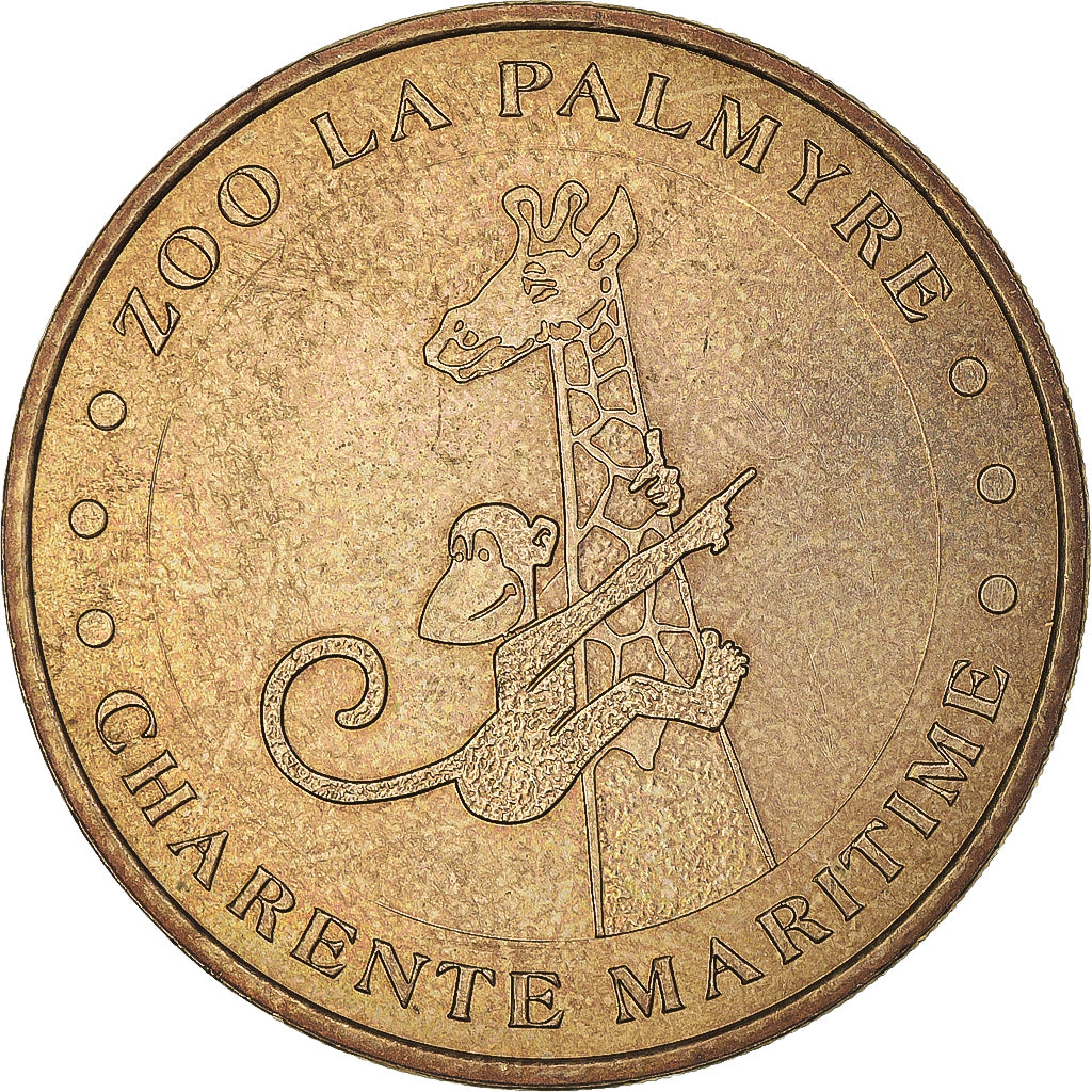 França, Token, La Palmyre - Zoo, 2003, La girafe et la mascotte, MS(63)