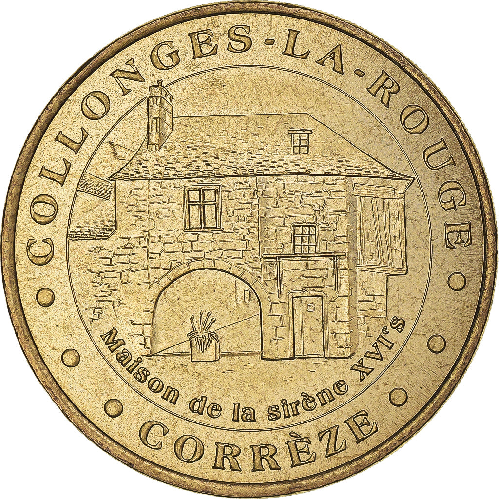 Francja, Token, Żeton turystyczny, Collonges la-Rouge - Maison de la Sirène