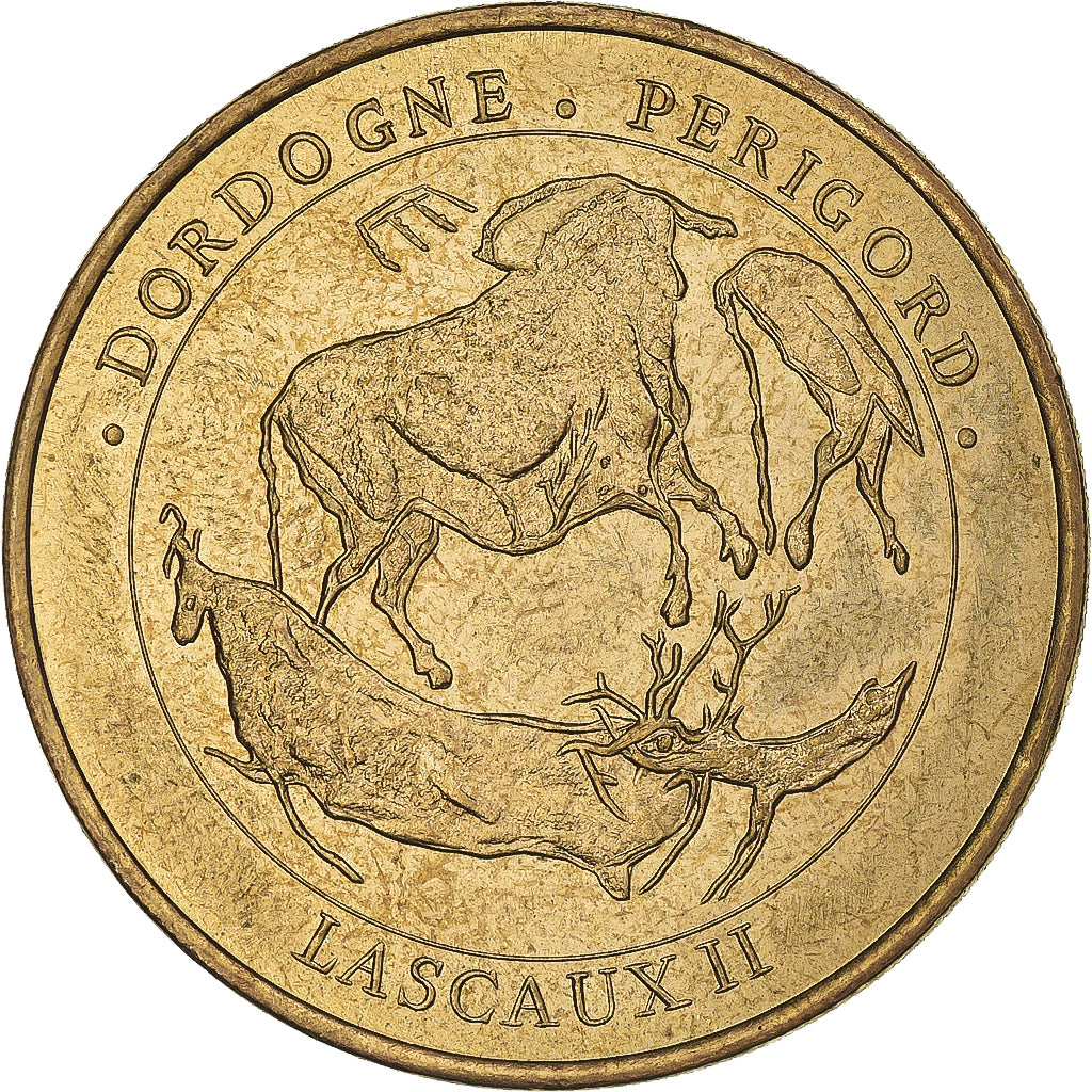 France, Jeton, Jeton Touristique, MONTIGNAC - Lascaux II - n°1, 2000, MDP, SPL
