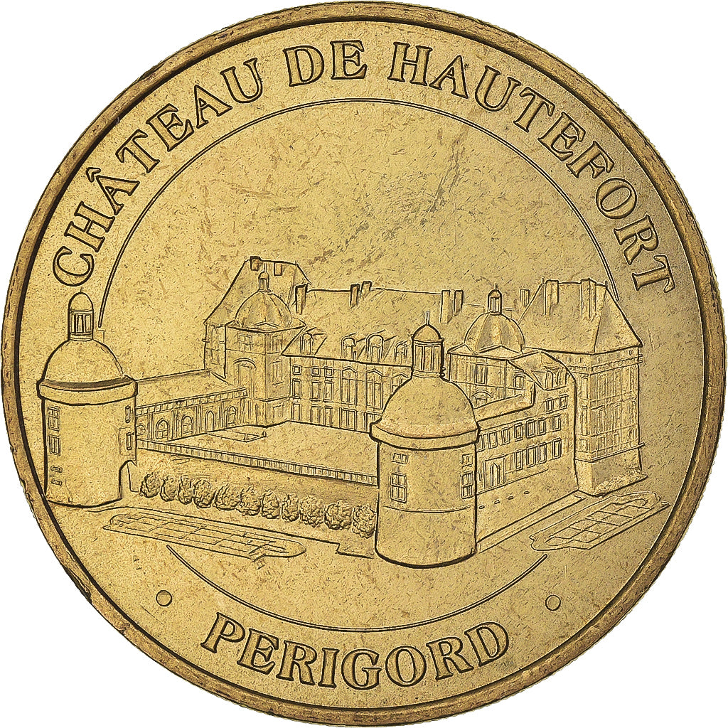 Francja, Token, Żeton turystyczny, 24/ Château de Hautefort, Sztuka i Kultura