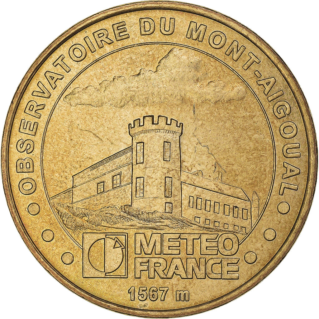 Frankreich, betaalpenning, Touristic token, Valleraugue - Observatoire du Mont