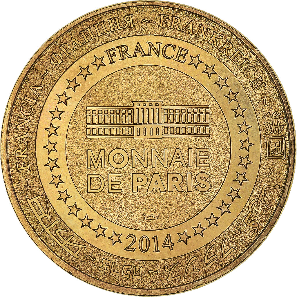 Francja, Token, Żeton turystyczny, CHARTRES - La Cathédrale, 2014, MDP