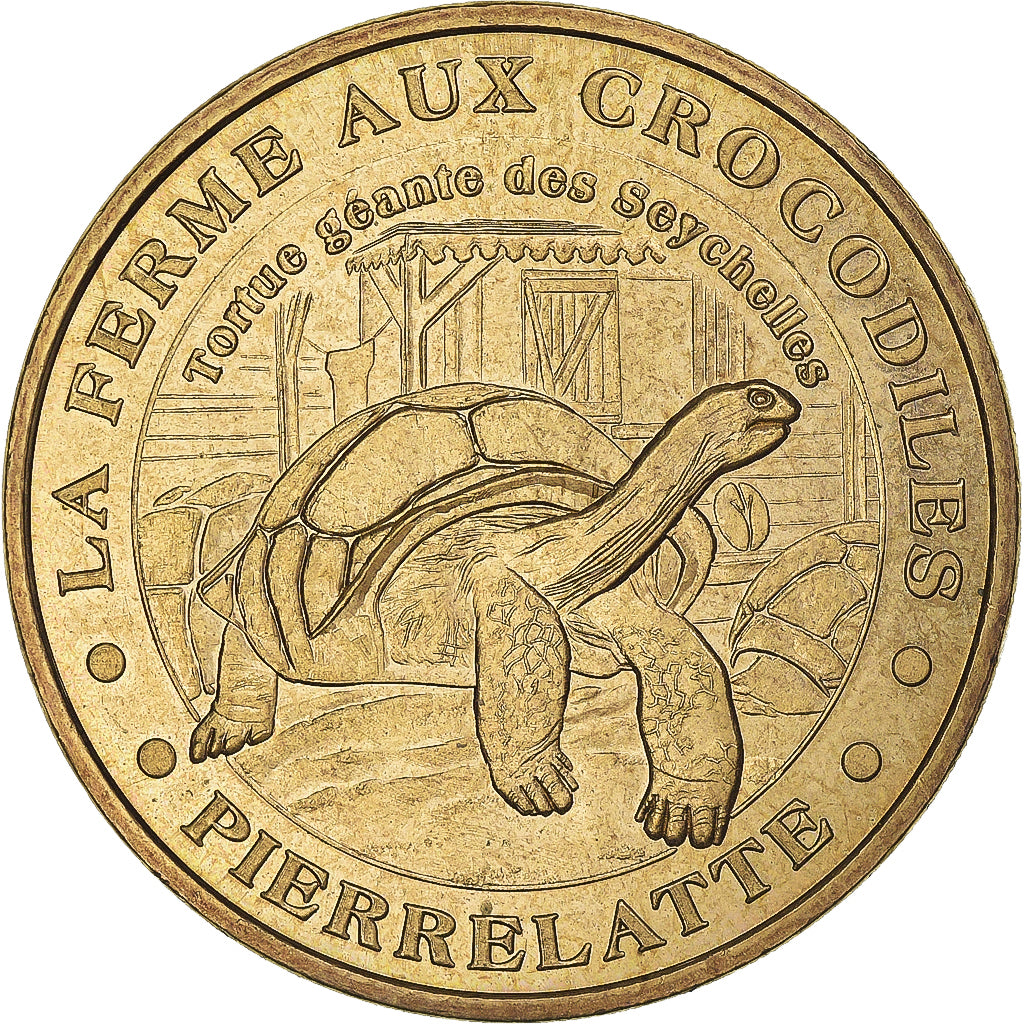 Frankreich, betaalpenning, Touristic token, Pierrelatte - Ferme aux crocodiles