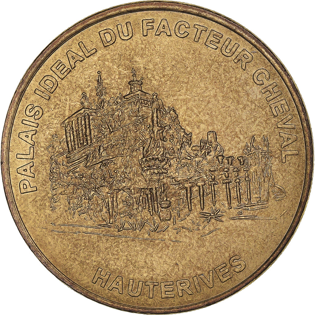 Frankreich, betaalpenning, Touristic token, Hauterives - Palais n°1, 2002