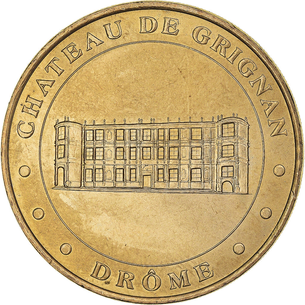 Francja, Token, Żeton turystyczny, Grignan - Le château n°1, 1998, MDP