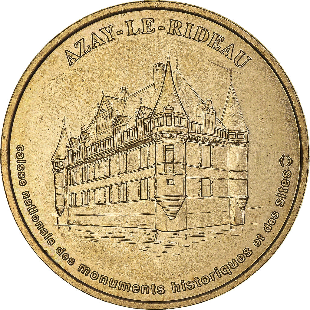 Francja, Token, Żeton turystyczny, Château - Azay-le-Rideau, Sztuka i Kultura