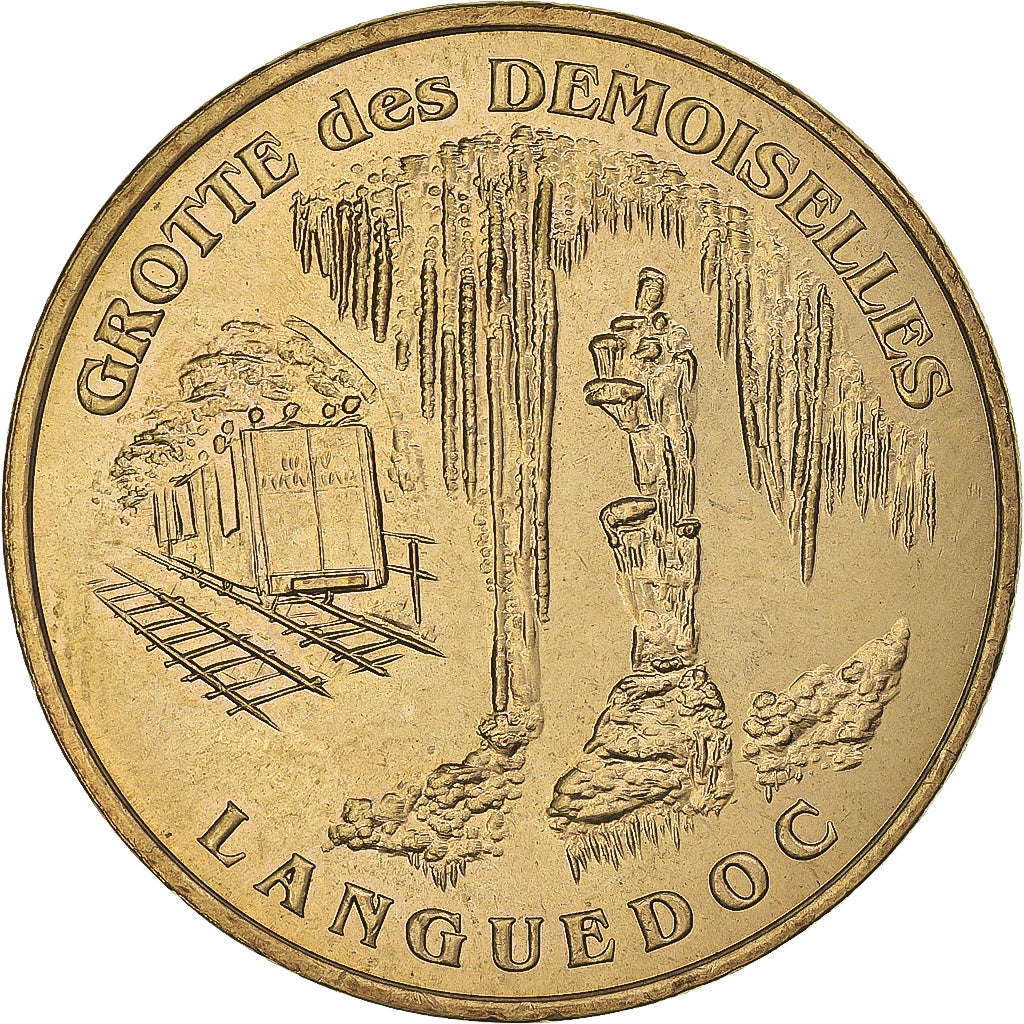 Francja, Token, Żeton turystyczny, Ganges - grotte des demoiselles, 2005, MDP
