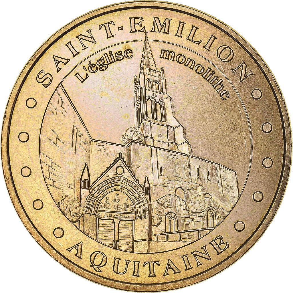 France, Token, Touristic token, Saint Emilion - Eglise, 2007, MDP, MS(63)