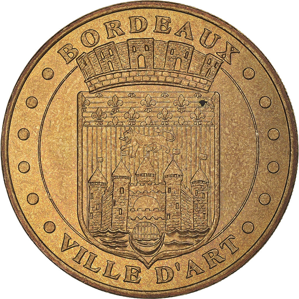Frankrijk, Token, Toeristisch fiche, Bordeaux - Ville d'Art, 2003, Monnaie de