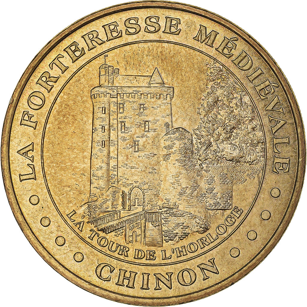 France, Token, Touristic token, Chinon - Forteresse médiévale - Tour de
