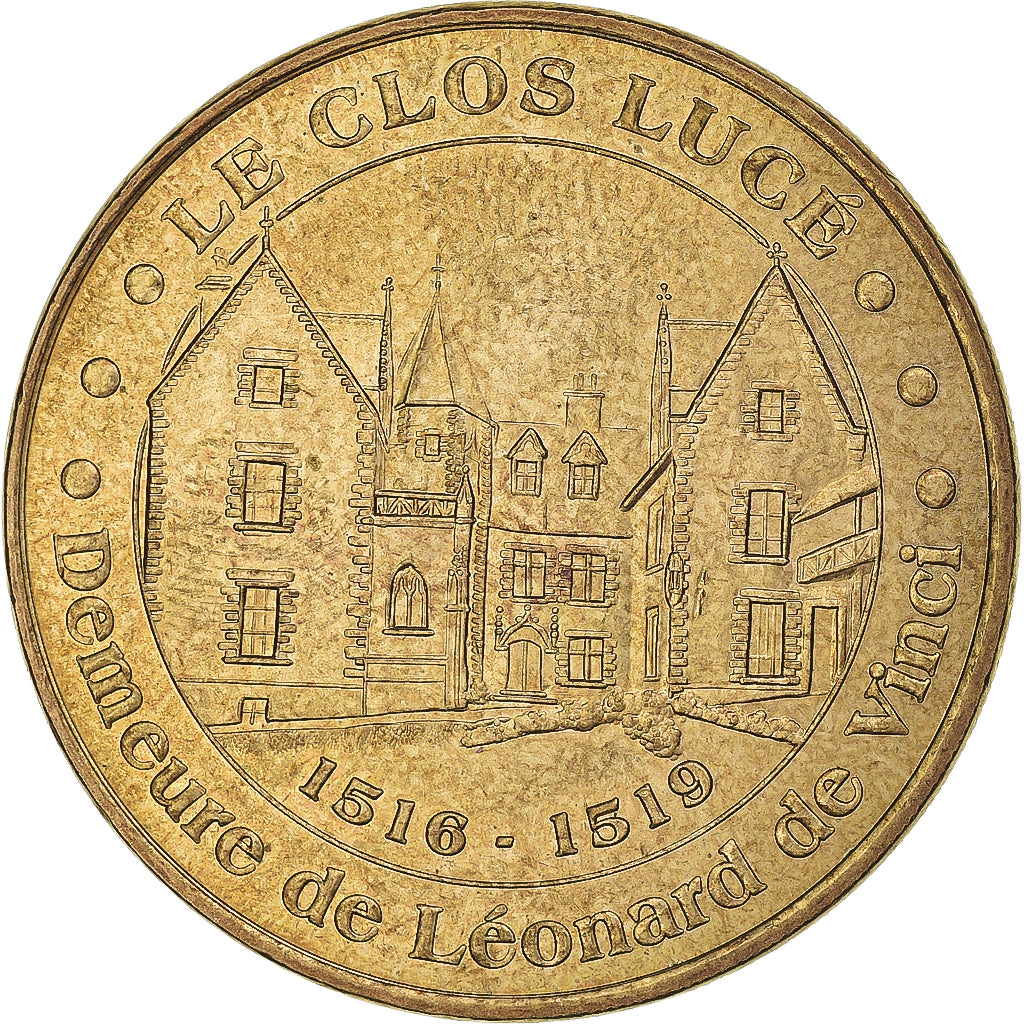 France, Token, Touristic token, 37/ Clos Lucé - Amboise, Arts & Culture, 2006