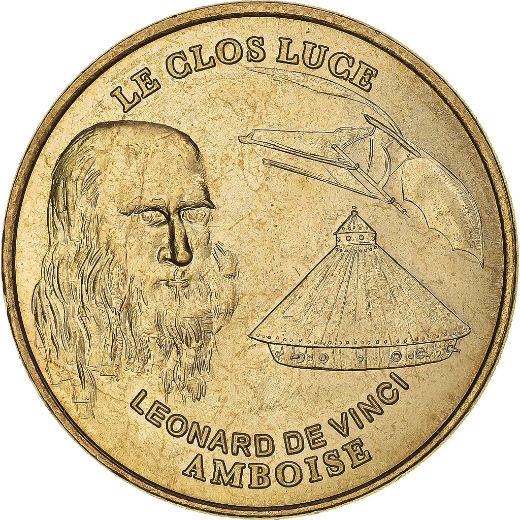 France, Token, Touristic token, Amboise - Le Clos Lucé - Léonard de Vinci
