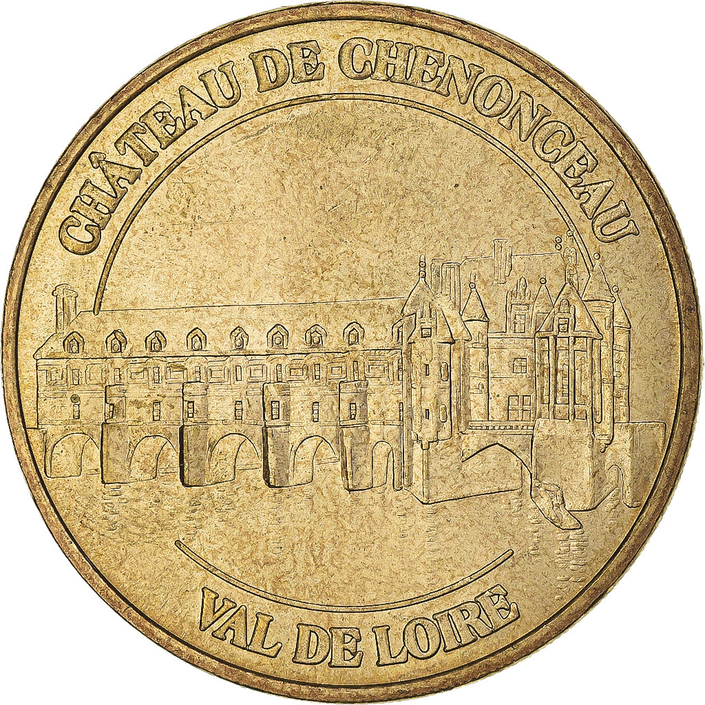 France, Token, Touristic token, Château de Chenonceau, Arts & Culture, 2004