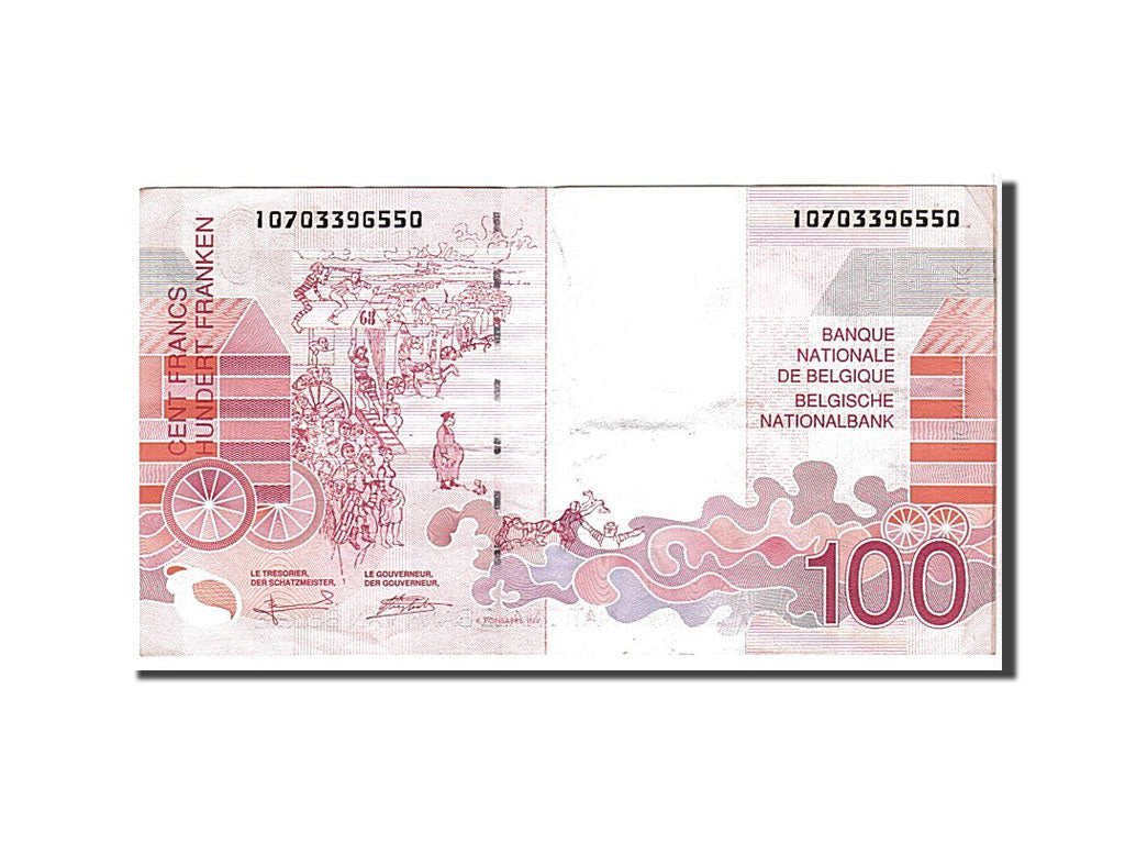 Belgium, 100 Francs, 1995, KM #147, EF(40-45), 10703396550