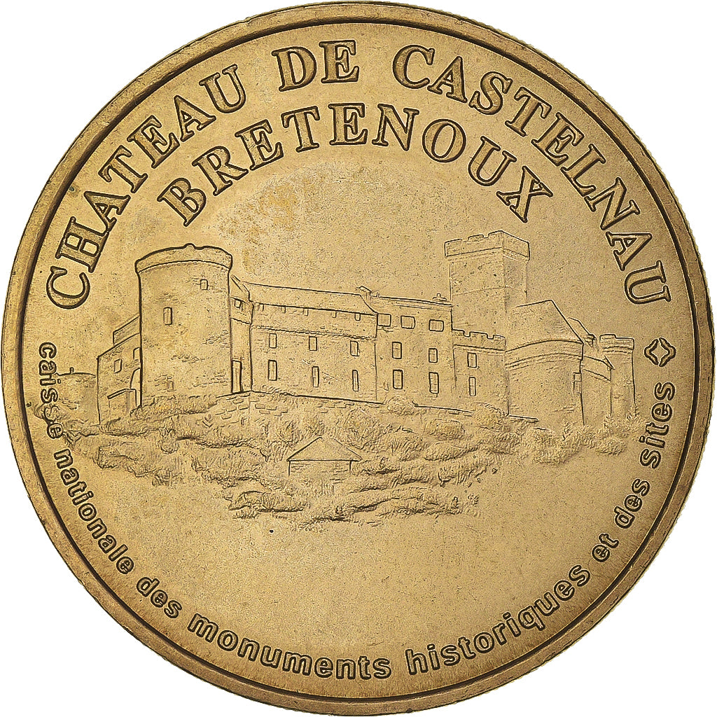 Frankreich, betaalpenning, 46/ Château de Castelnau-Bretenoux, 2004, MDP, UNZ