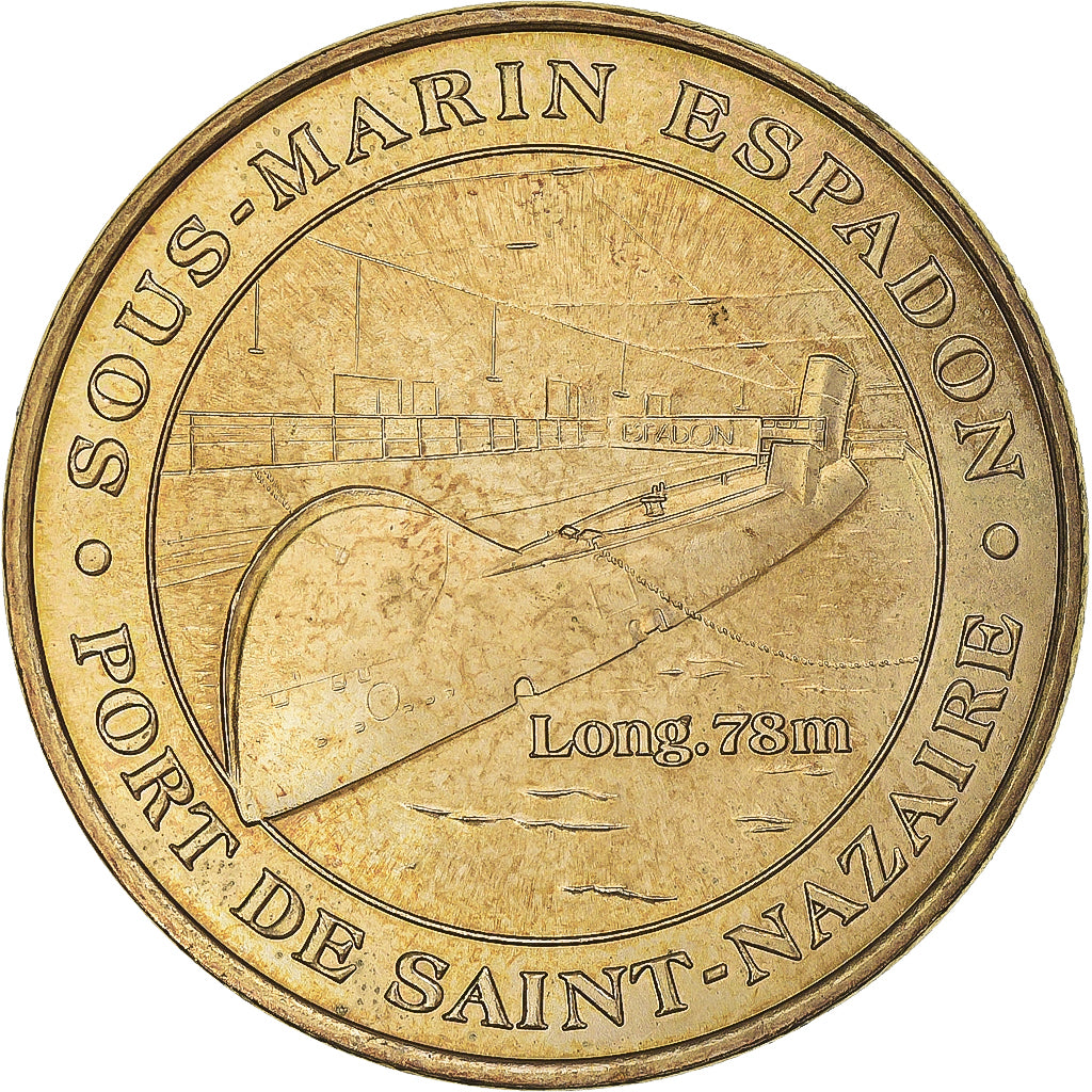 France, Jeton, Jeton Touristique, Saint-Nazaire - L'espadon, Arts & Culture