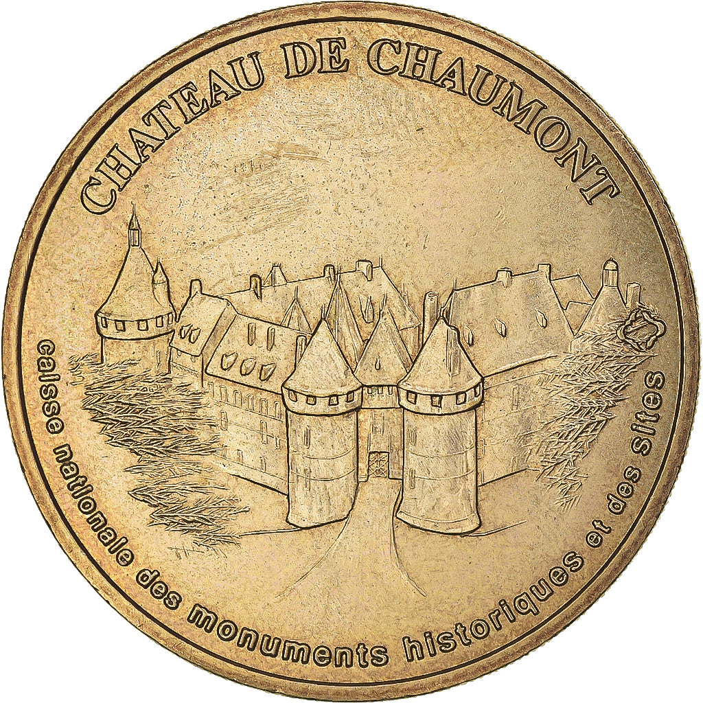 Francja, Token, Żeton turystyczny, Chaumont sur Loire - Château, Sztuka i