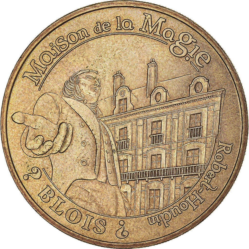 Francja, Token, Żeton turystyczny, Blois - Maison de la Magie n°1, 2004, MDP