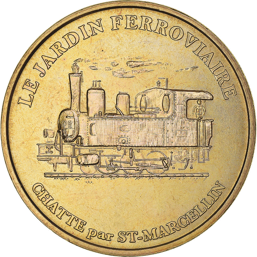 Frankreich, betaalpenning, Touristic token, Chatte - Jardin Ferroviaire n°1