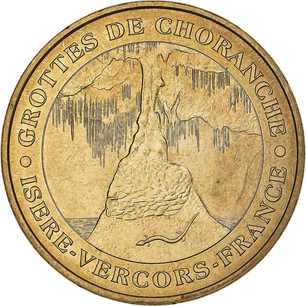 Francia, zeton, Jetón turístico, Choranche - Grottes n°1, 2007, Monnaie de