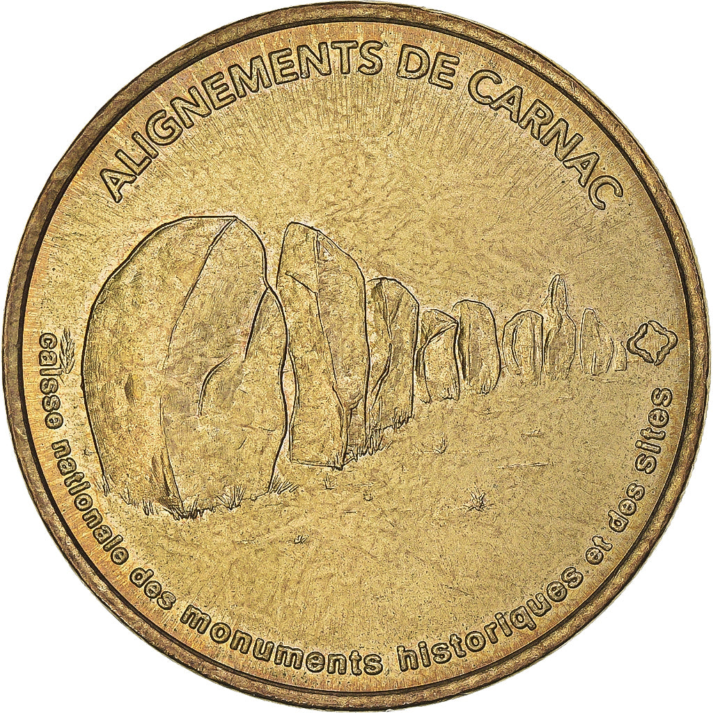 Frankreich, betaalpenning, Touristic token, Carnac - Les alignements n°1, Arts