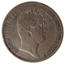 FRANCE, Louis-Philippe, 5 Francs, 1831, Marseille, KM #735.10, VF(30-35),...