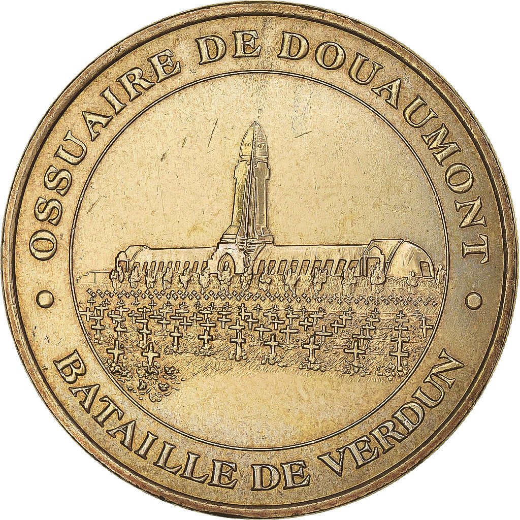 France, Token, Douaumont - Ossuaire n°1, 2003, MDP, MS(63), Copper-nickel