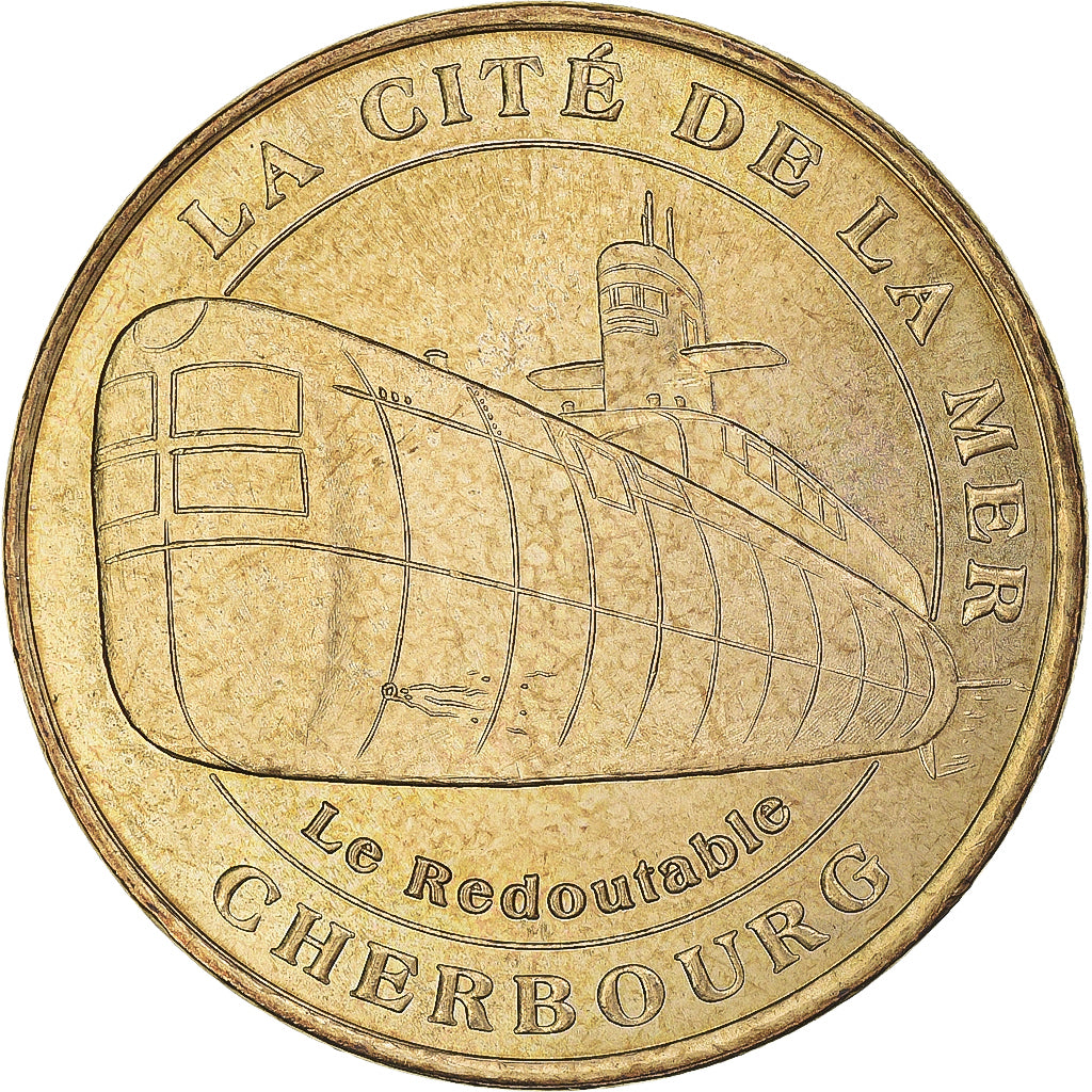 Francja, Token, Cherbourg - Cité de la Mer n°2 - le redoutable, 2007, MDP