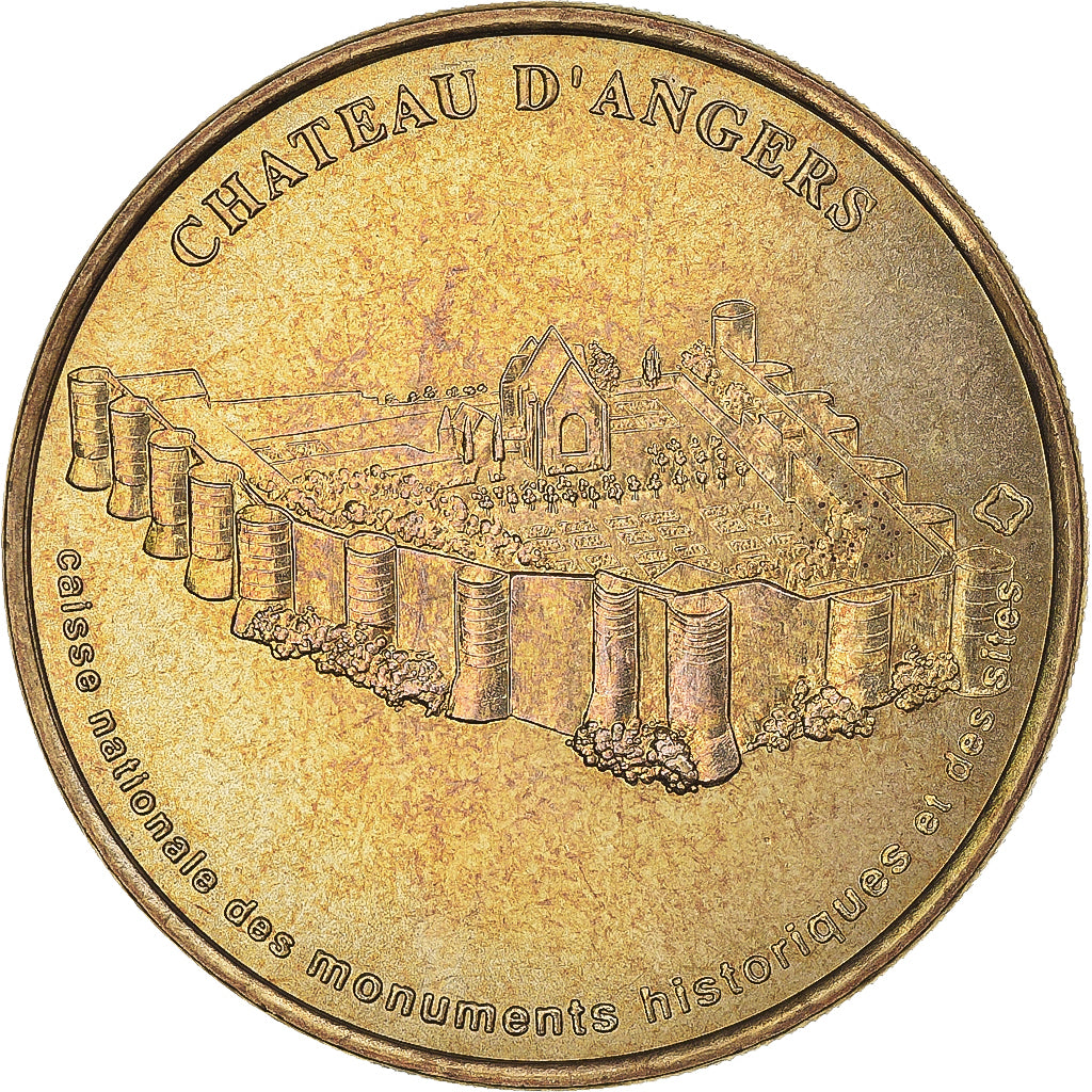 Frankreich, betaalpenning, Touristic token, Angers - Château n°1, Arts &