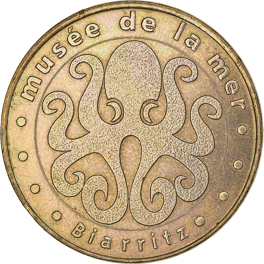 França, Token, Token turístico, Biarritz - Musée de la Mer n°1, Artes e