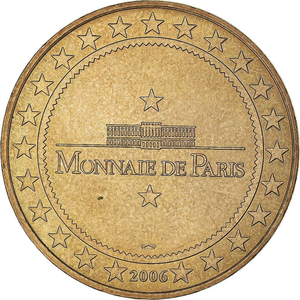 Frankreich, betaalpenning, Touristic token, Saint-Nectaire - l'église, 2006