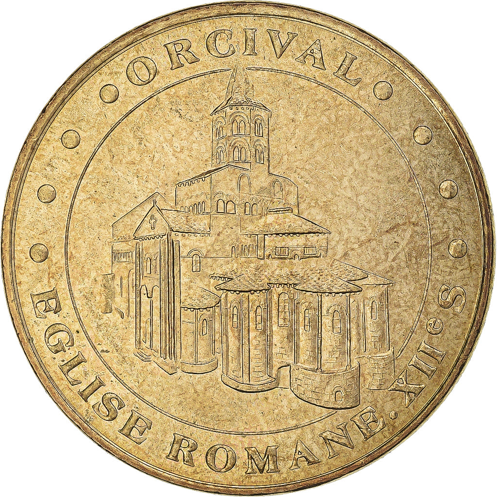 Frankreich, betaalpenning, Touristic token, 63/ Eglise Romane - Orcival, 2006