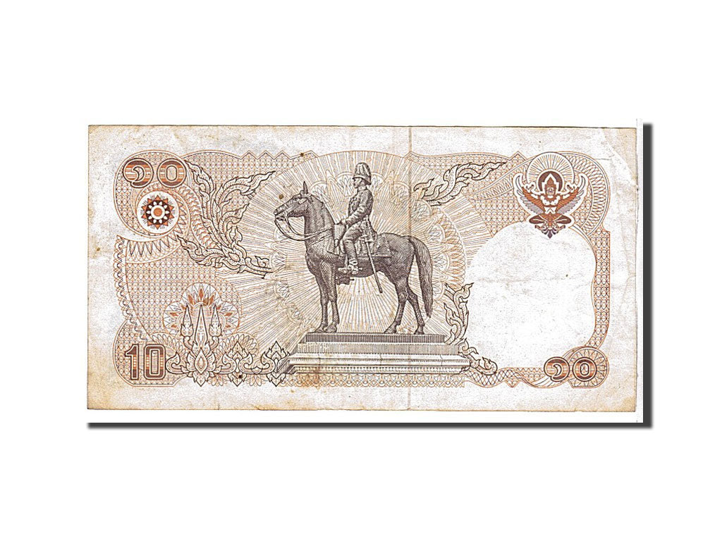 Billet, Thaïlande, 10 Baht, 1980, TTB