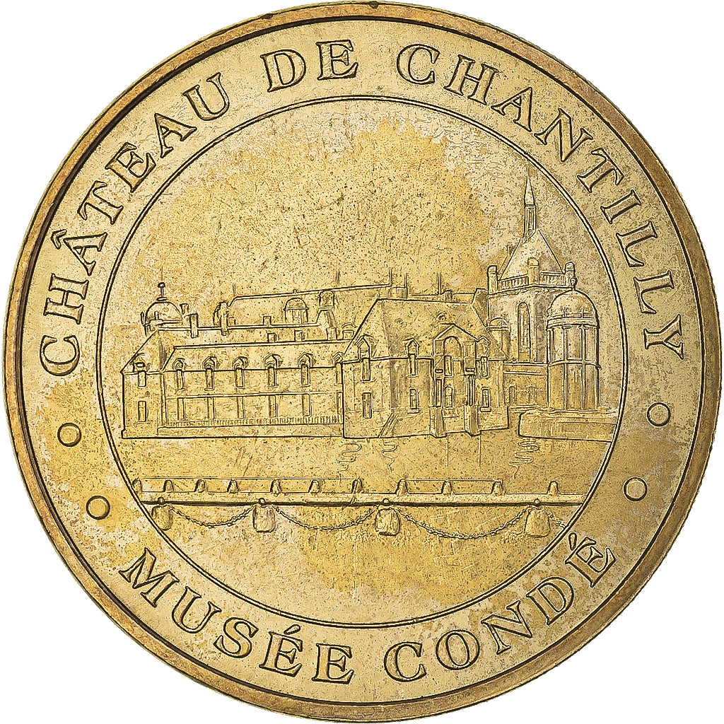 France, Token, Tourist Token, Chantilly - Chateau n°1, Arts & Culture, 2008