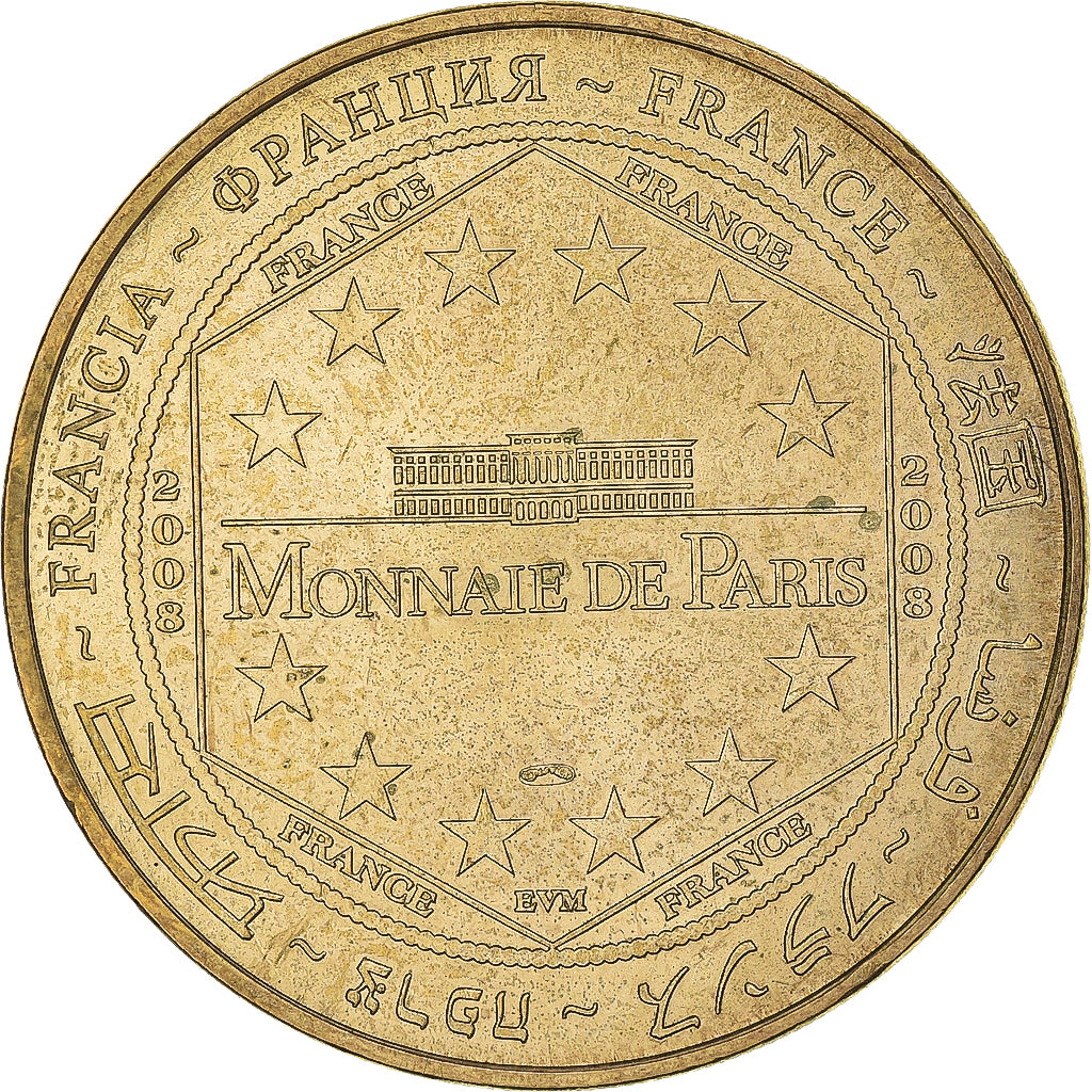 France, Token, Tourist Token, Chantilly - Chateau n°1, Arts & Culture, 2008