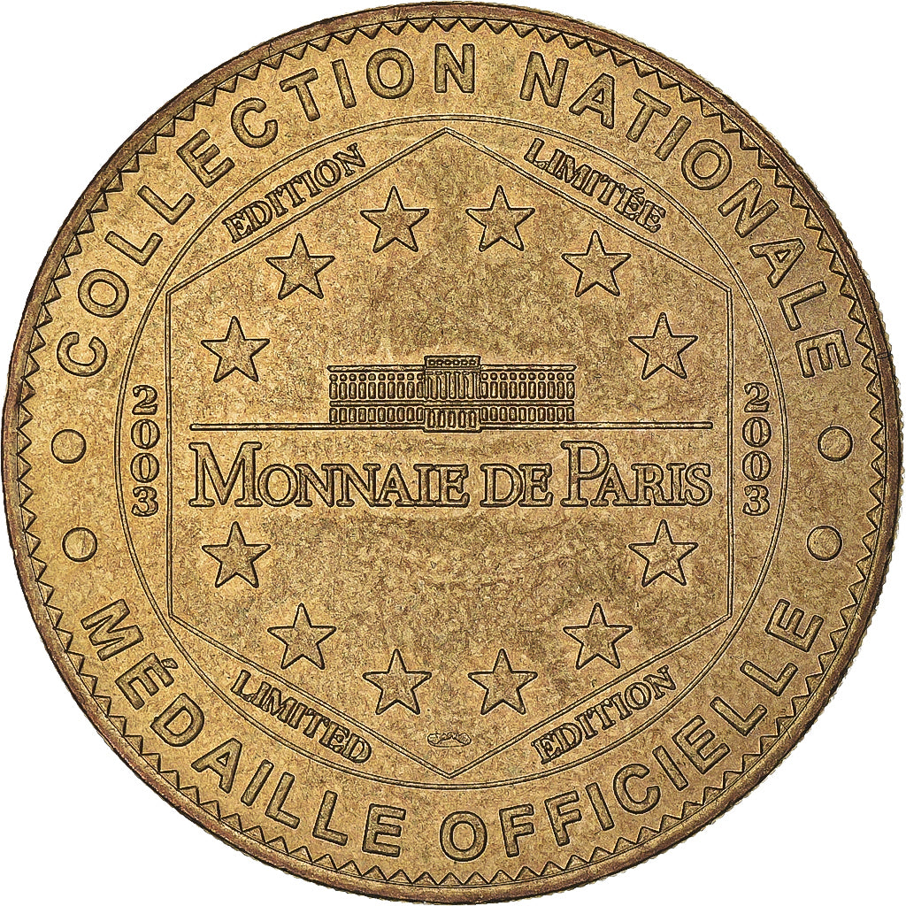 Frankreich, betaalpenning, Touristic token, Paris - La conciergerie n°1, 2003