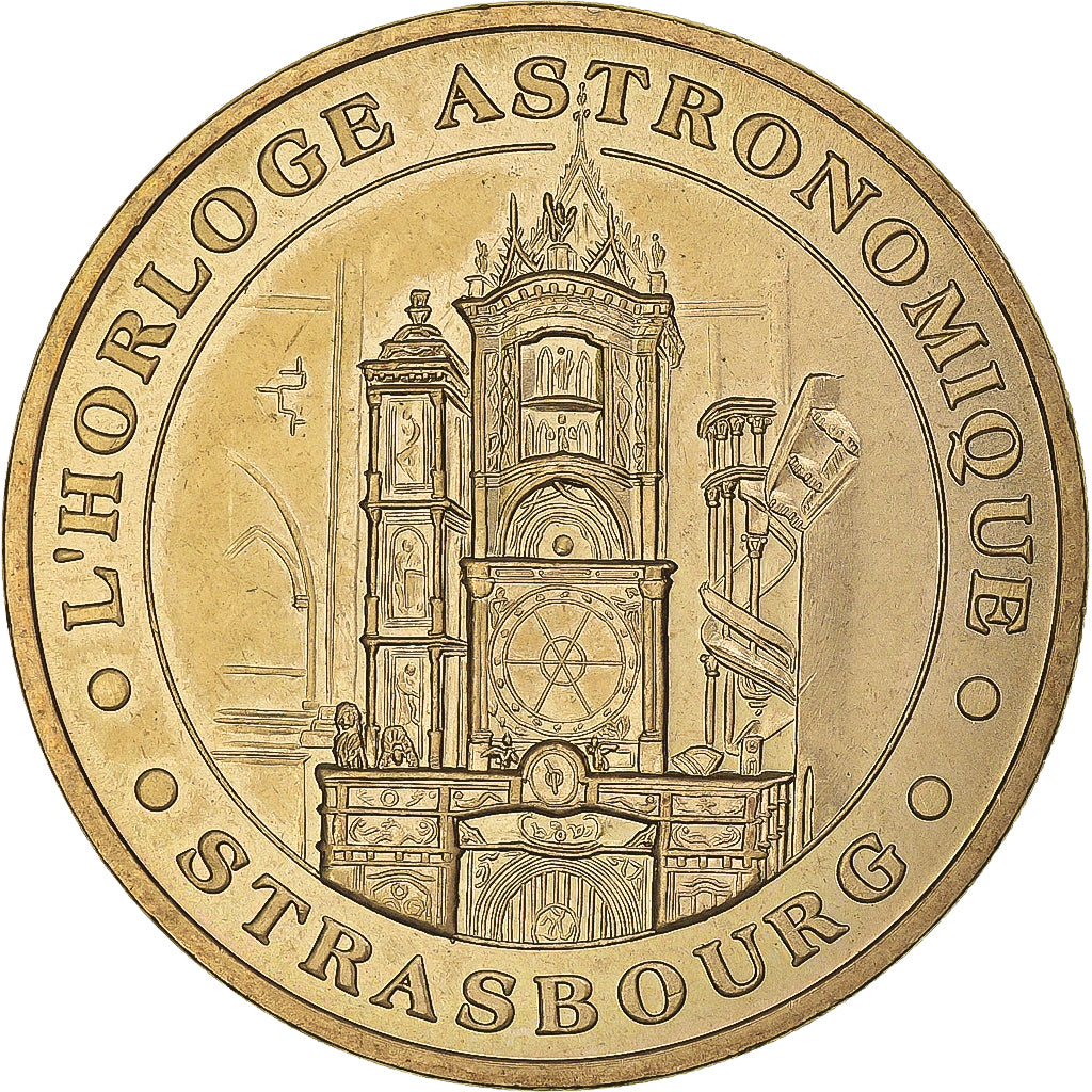 Frankreich, betaalpenning, Touristic token, Strasbourg - Horloge Astronomique