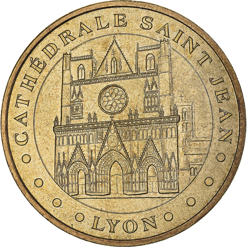França, Token, Token turístico, Lyon - Cathédrale Saint Jean n°1, Artes e