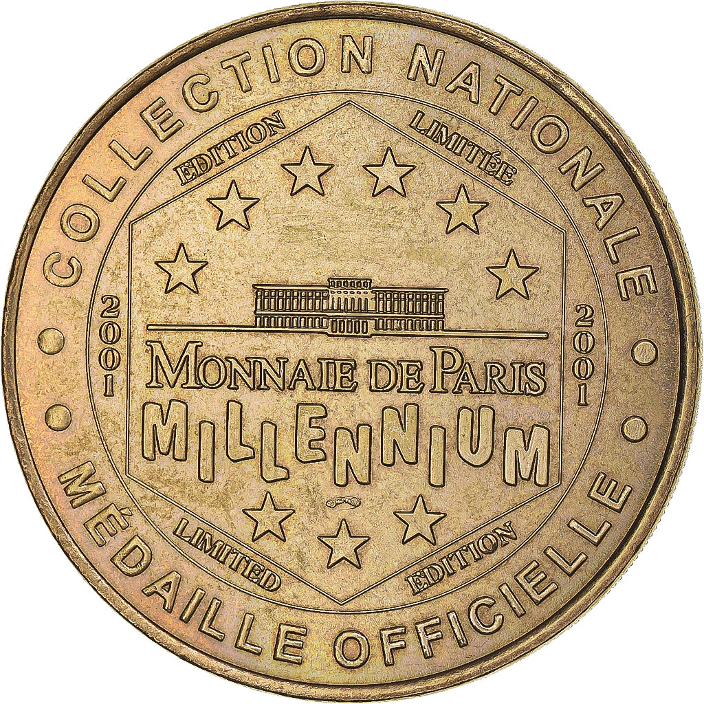 Francja, Token, Żeton turystyczny, Paris - Notre Dame n°2, 2001, MDP, MS(63)