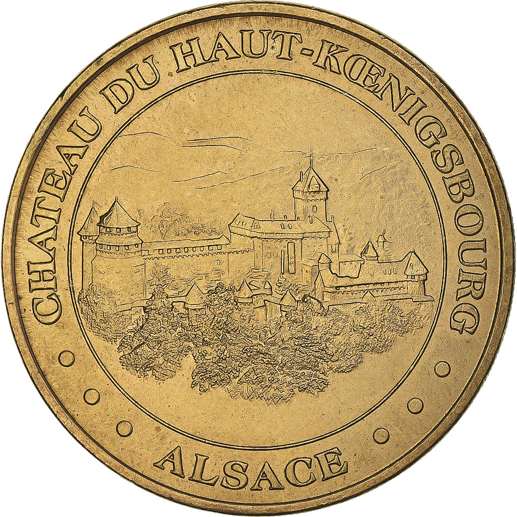 Francja, Token, Żeton turystyczny, Orschwiller - Chateau du Haut-Koenigsbourh