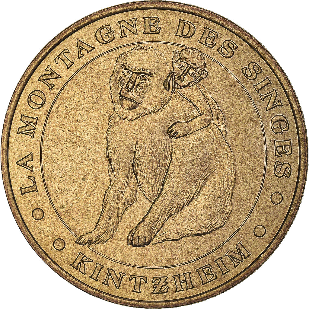 France, Token, Touristic token, Kintzheim -  Montagne des Singes n°3, 2004