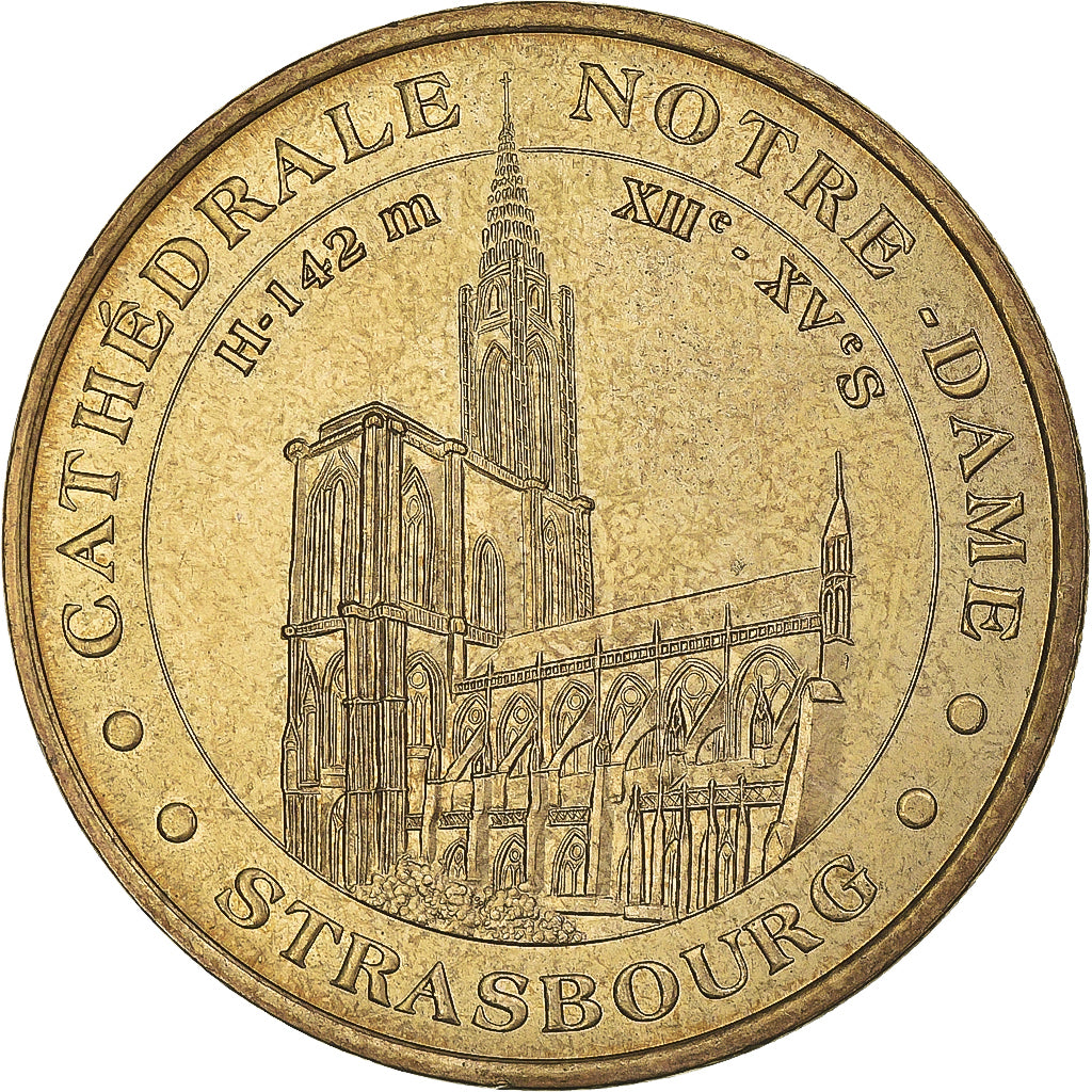 Frankreich, betaalpenning, Touristic token, Strasbourg - Cathédrale n° 1, Arts