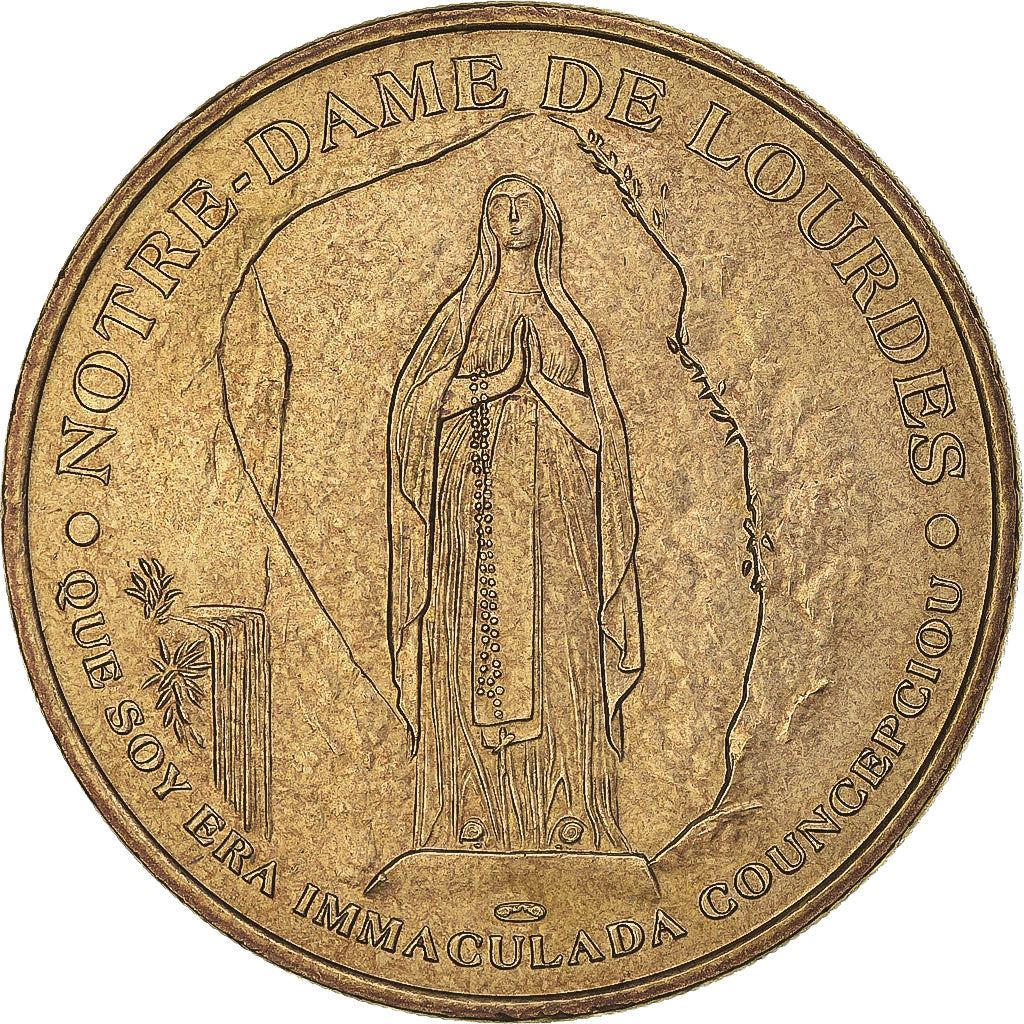 Francia, zeton, Jetón turístico, Lourdes - Un peuple de toutes les nations